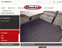 Tablet Screenshot of booter.com.au
